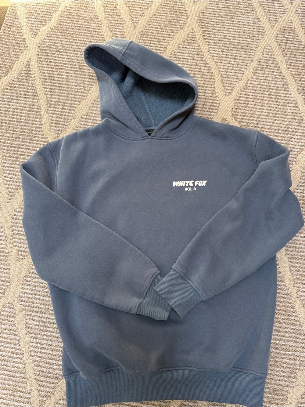 White Fox Boutique Periwinkle Blue Hooded Sweatshirt
